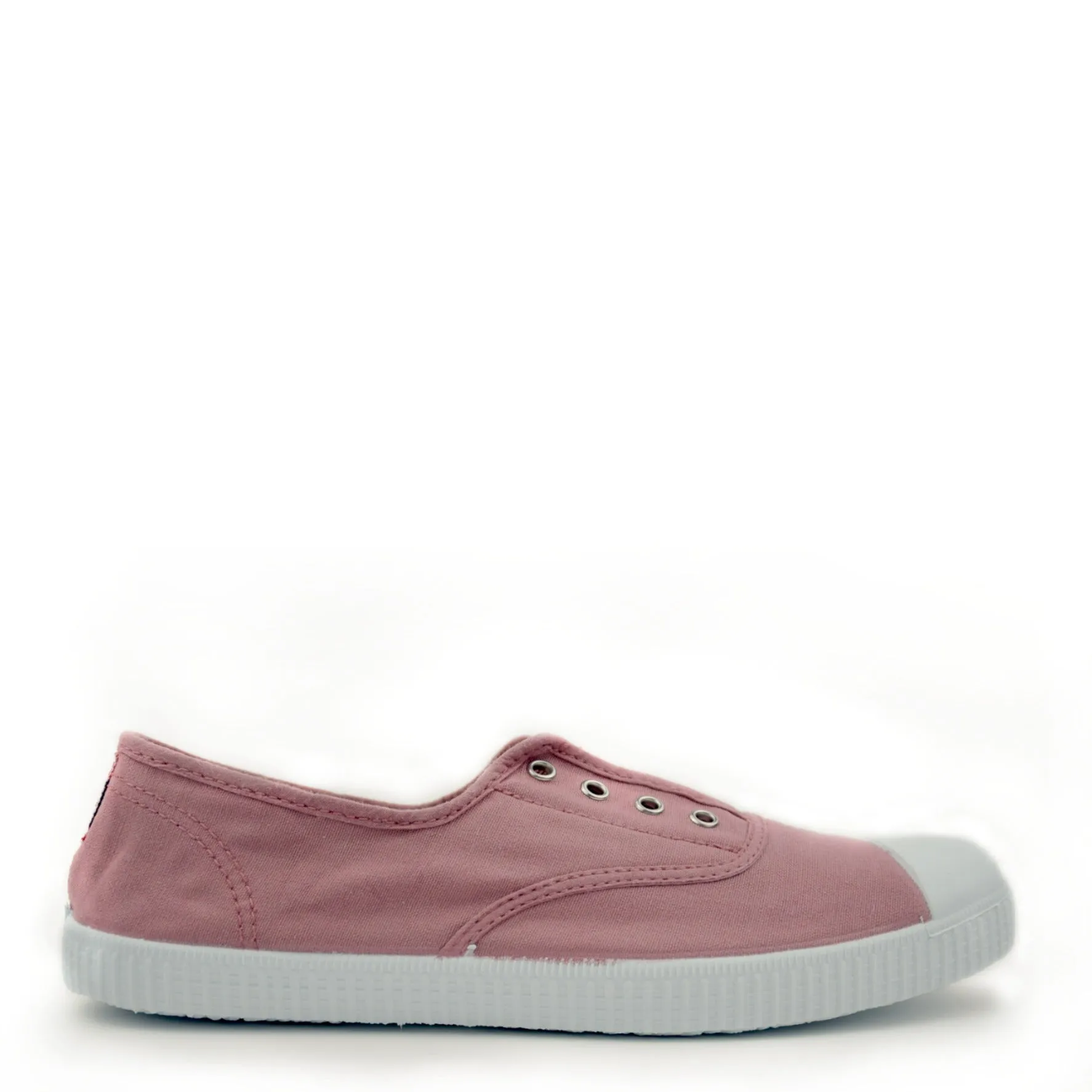 (70997-52) Cienta fabric slip-ons - dirty pink