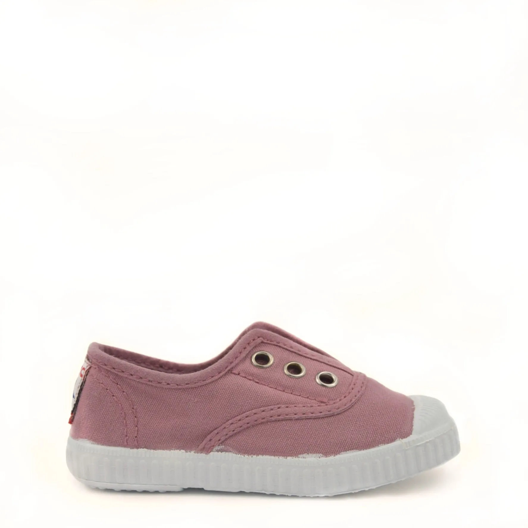 (70997-52) Cienta fabric slip-ons - dirty pink