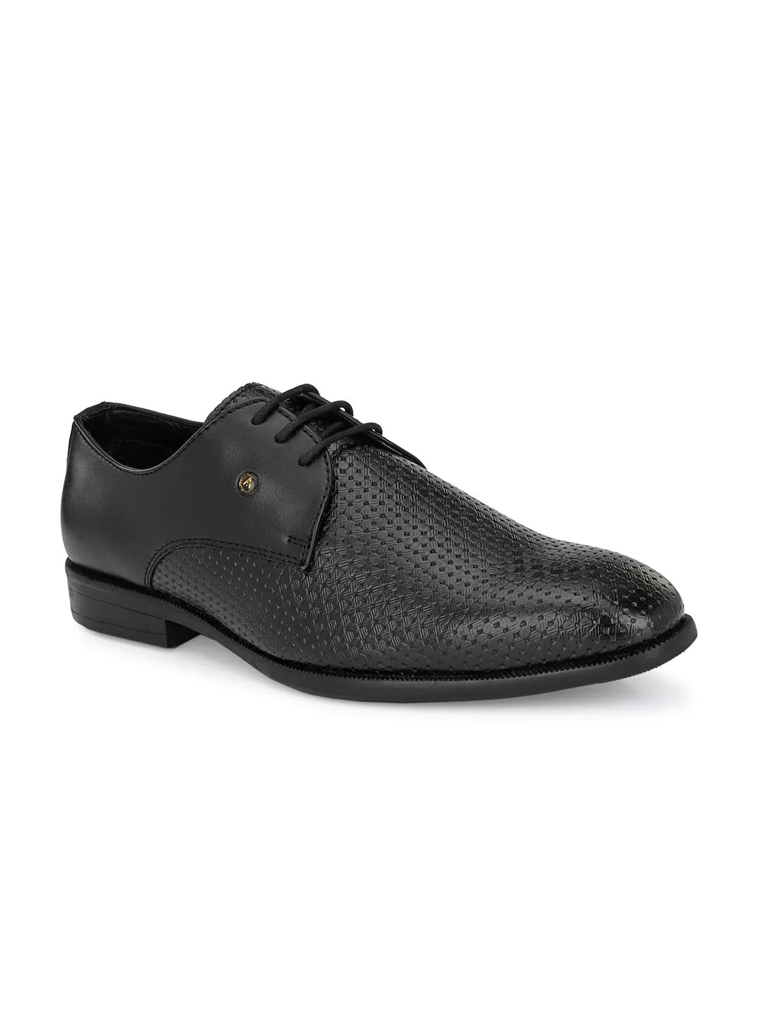 Alberto Torresi Synthetic Black Laceup Formal Shoes for Men