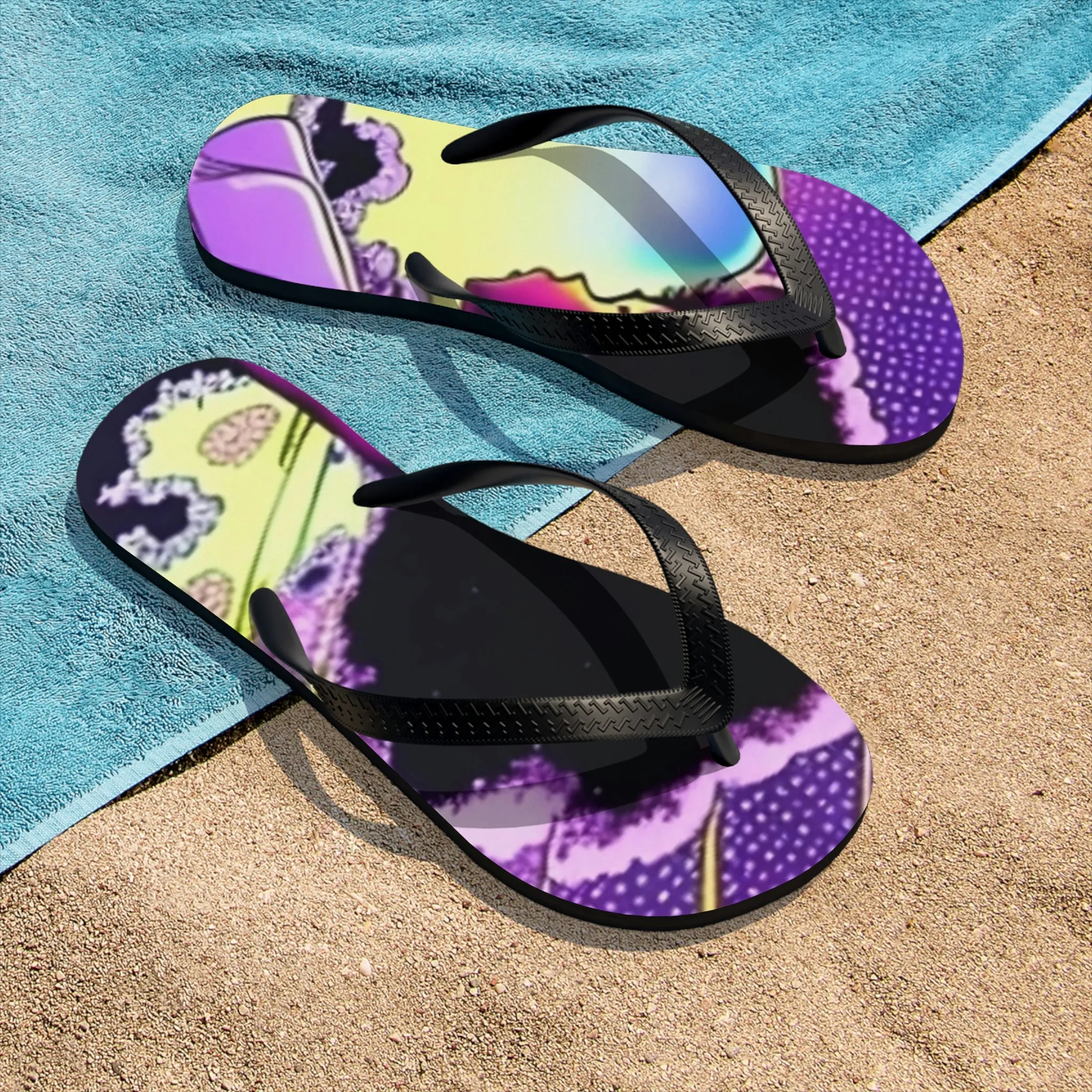 Anime girl Unisex Flip-Flops