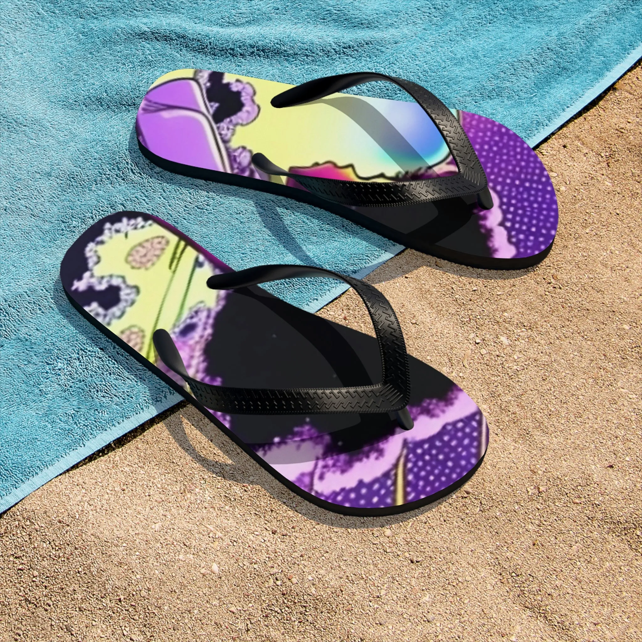 Anime girl Unisex Flip-Flops