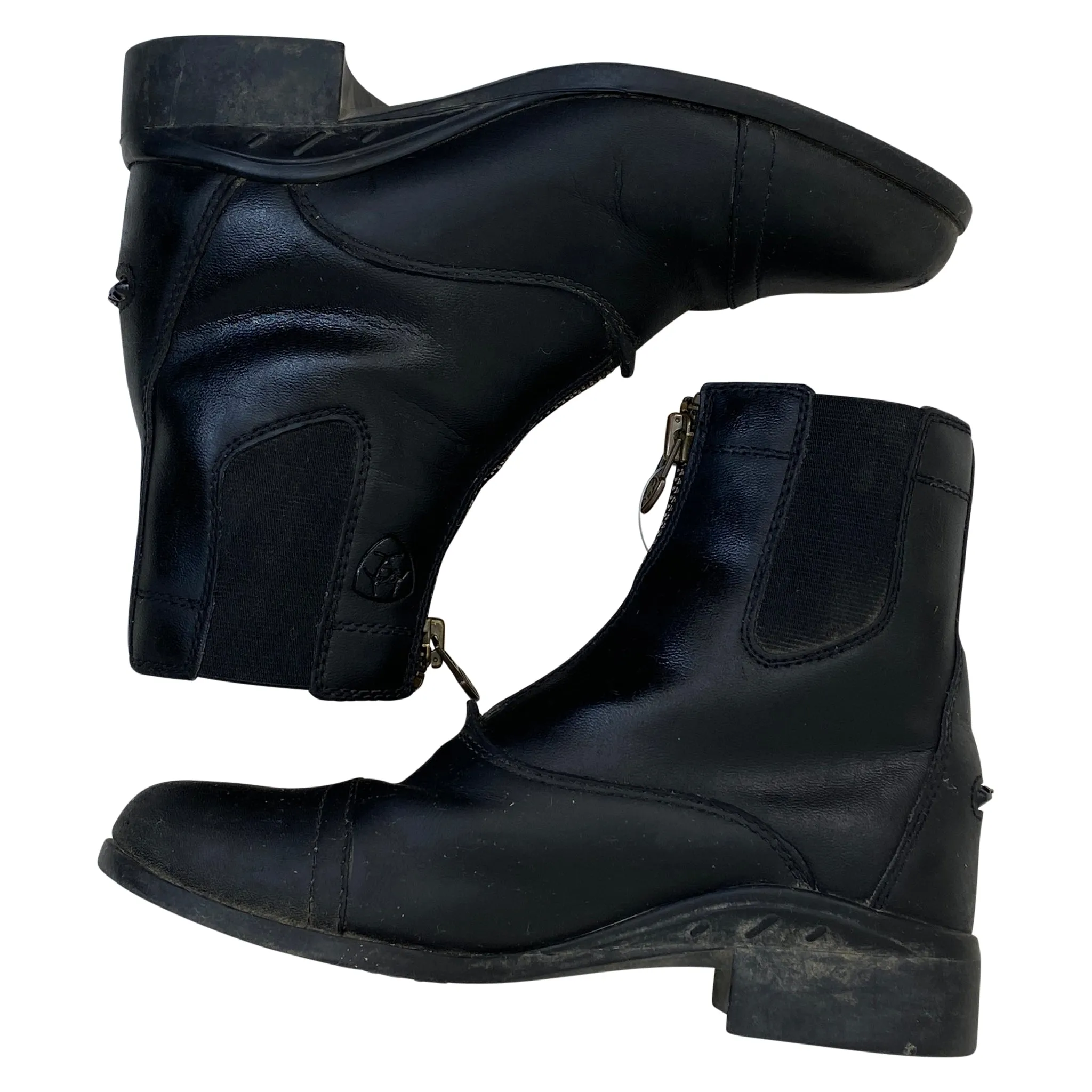 Ariat 'Scout Zip' Paddock Boots in Black - Women's 5.5