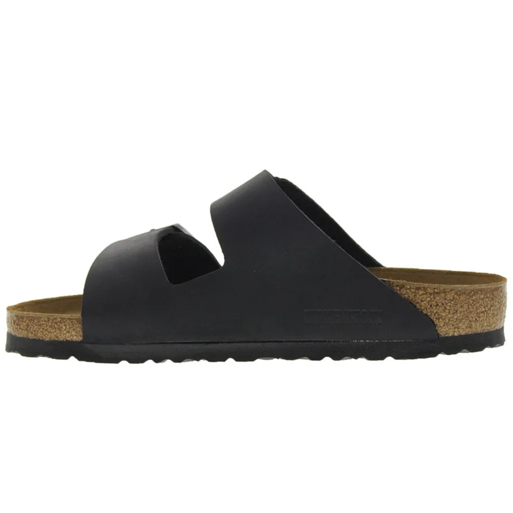 Arizona Waxy Leather Unisex Slide Sandals