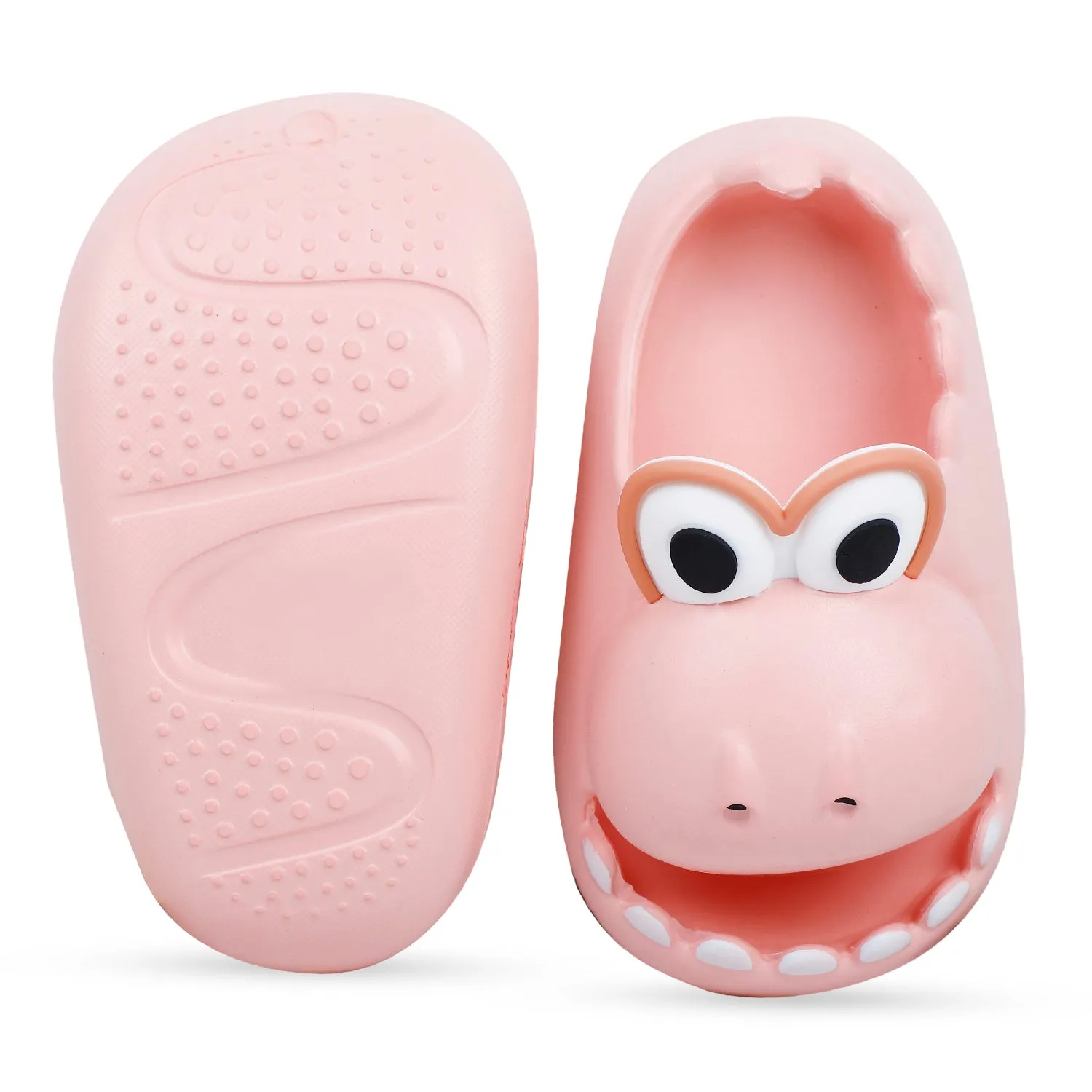 Baby Moo Crocodile Beach Slippers 3D Cartoon Sliders - Pink