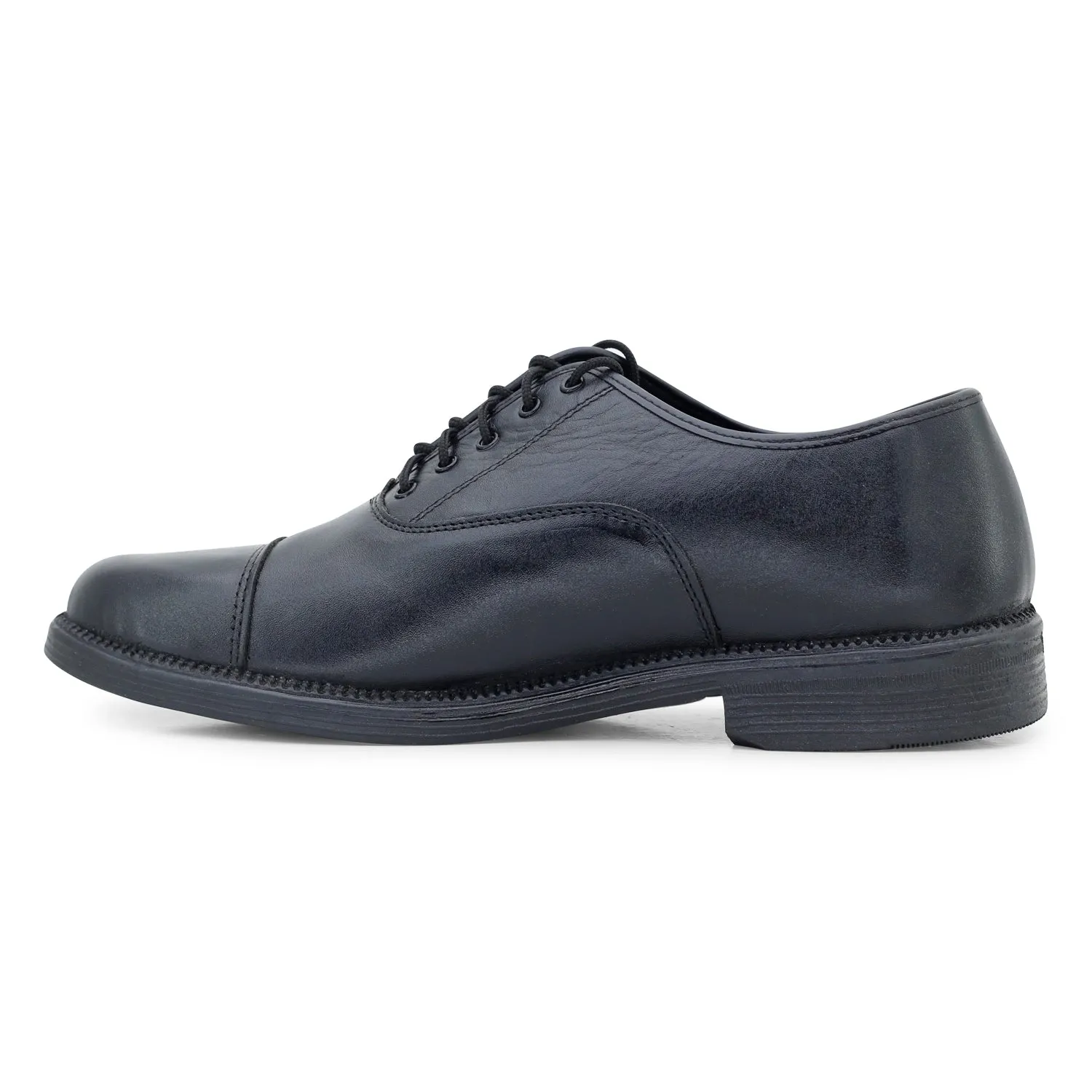 Bata Black Formal Leather Shoes For Men