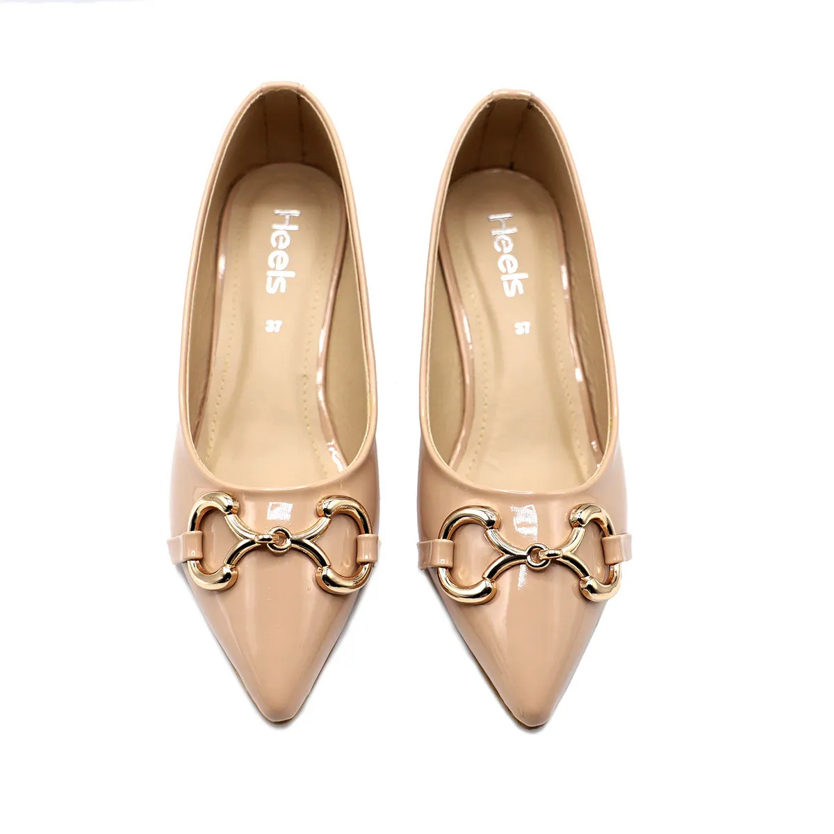 Beige Formal Court Shoes 085456