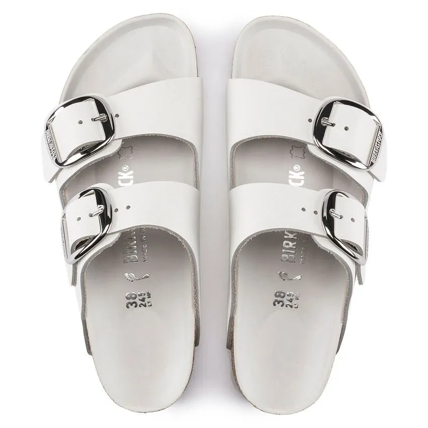 Birkenstock Women's Arizona Big Buckle - White Leather