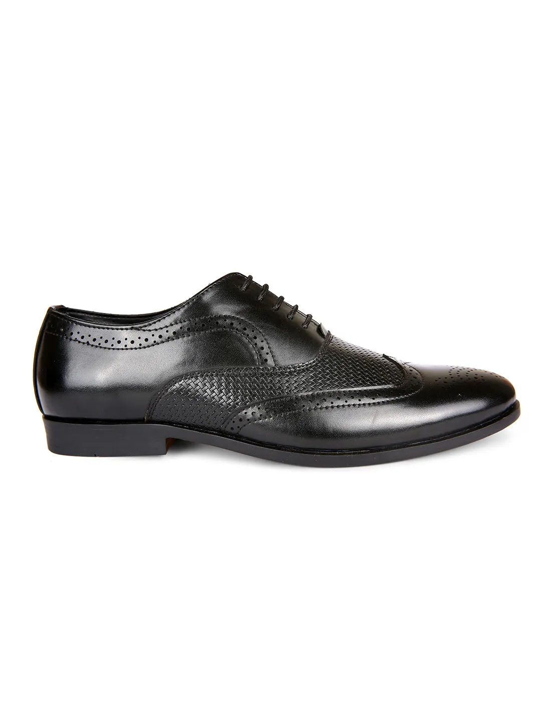 Black Formal Brogue Shoes