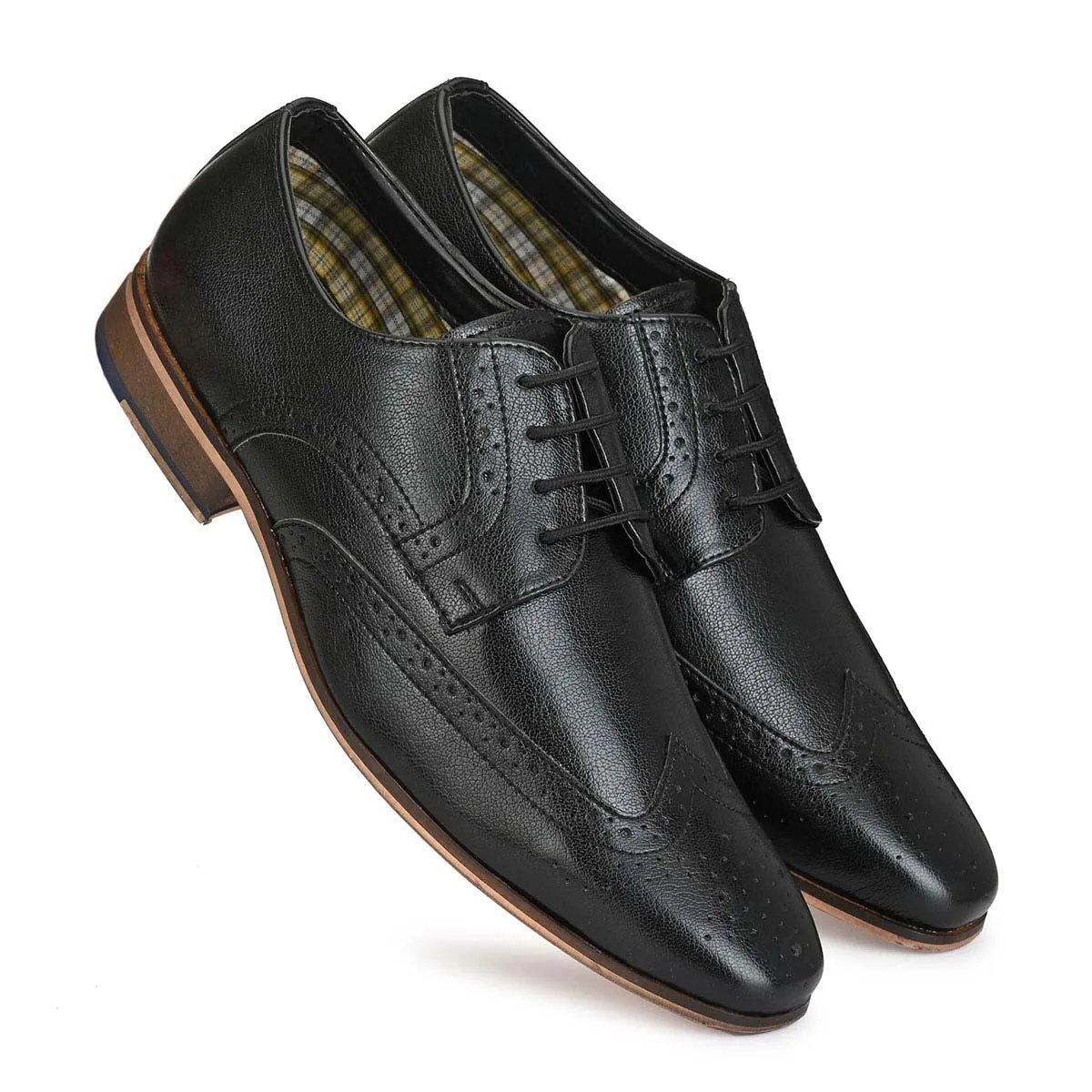 Black Leather Formal Brogue