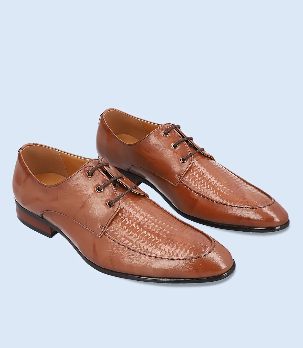 BM4163-BROWN-Men Formal Lace Up's