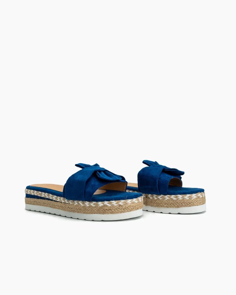 Bowknot Beach Platform Sandals