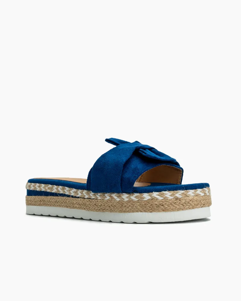 Bowknot Beach Platform Sandals