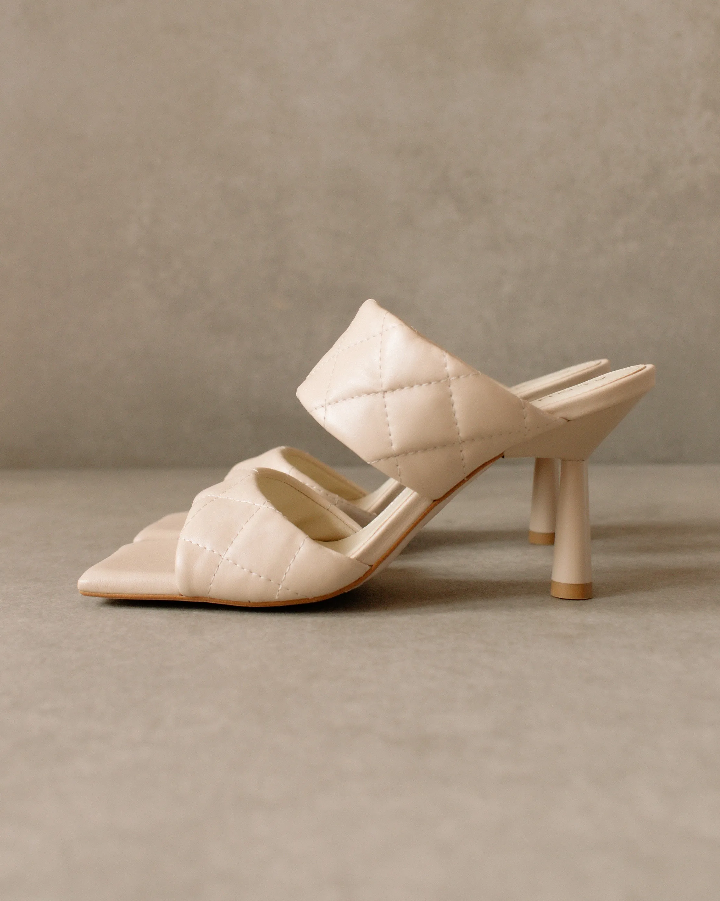 Conner Cream Leather Sandals