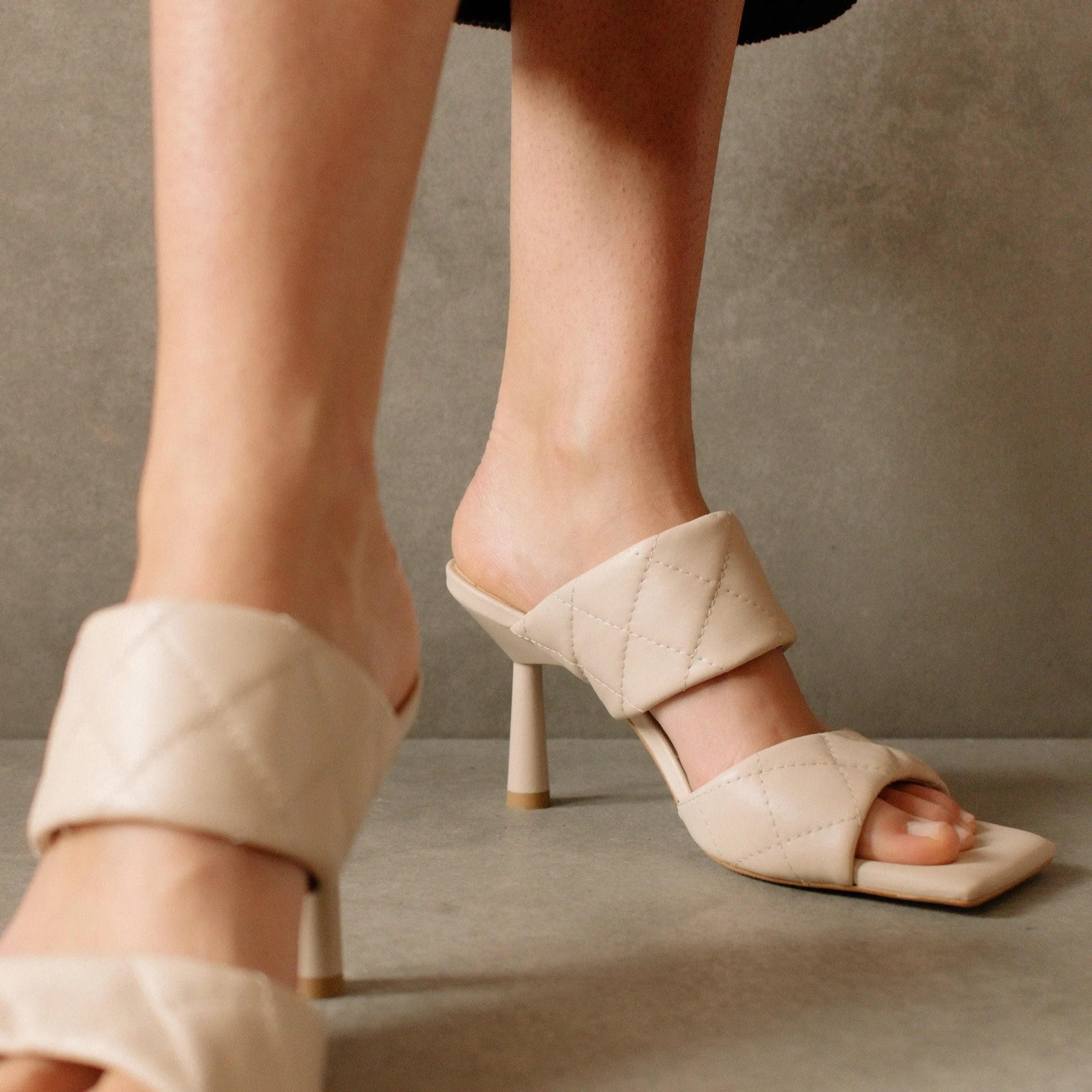 Conner Cream Leather Sandals