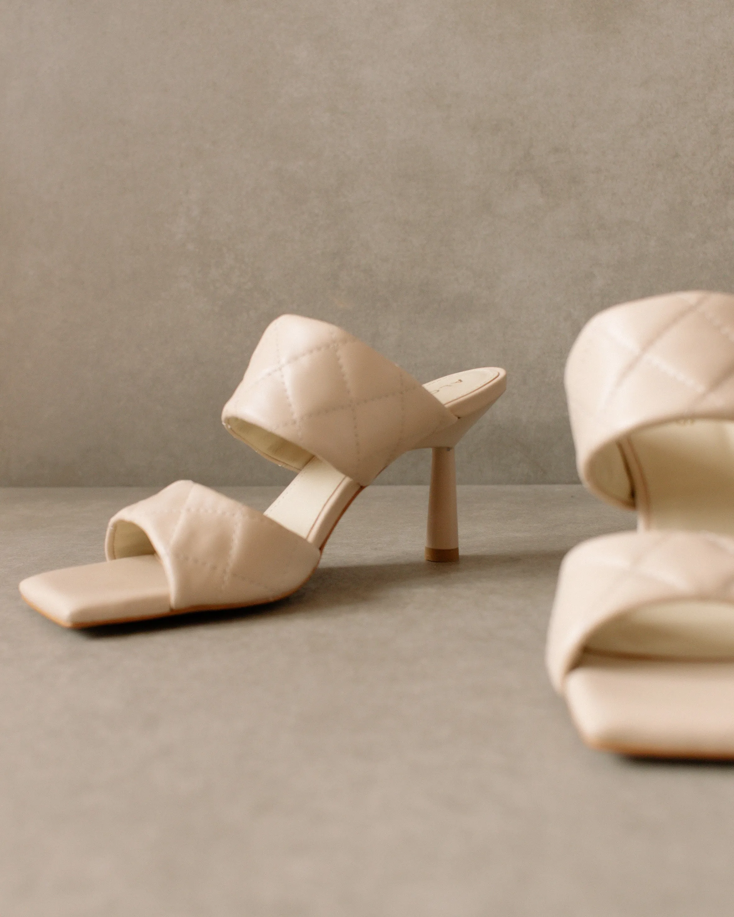 Conner Cream Leather Sandals