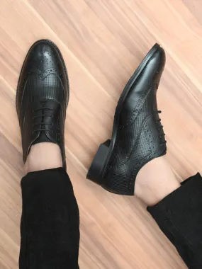 Delmar Black Formal Brogues