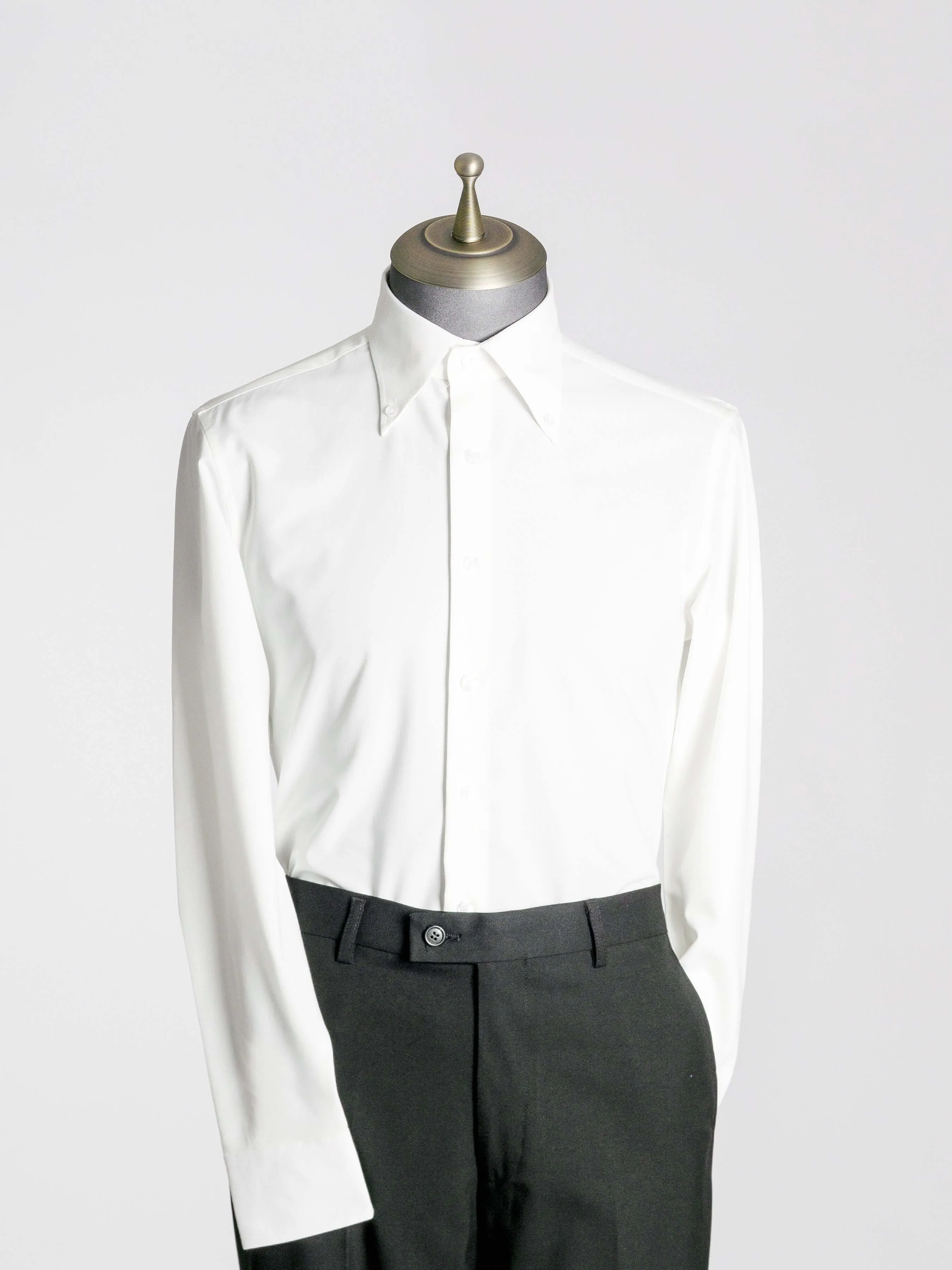 Elio Formal Shirt - White Button-Down Collar