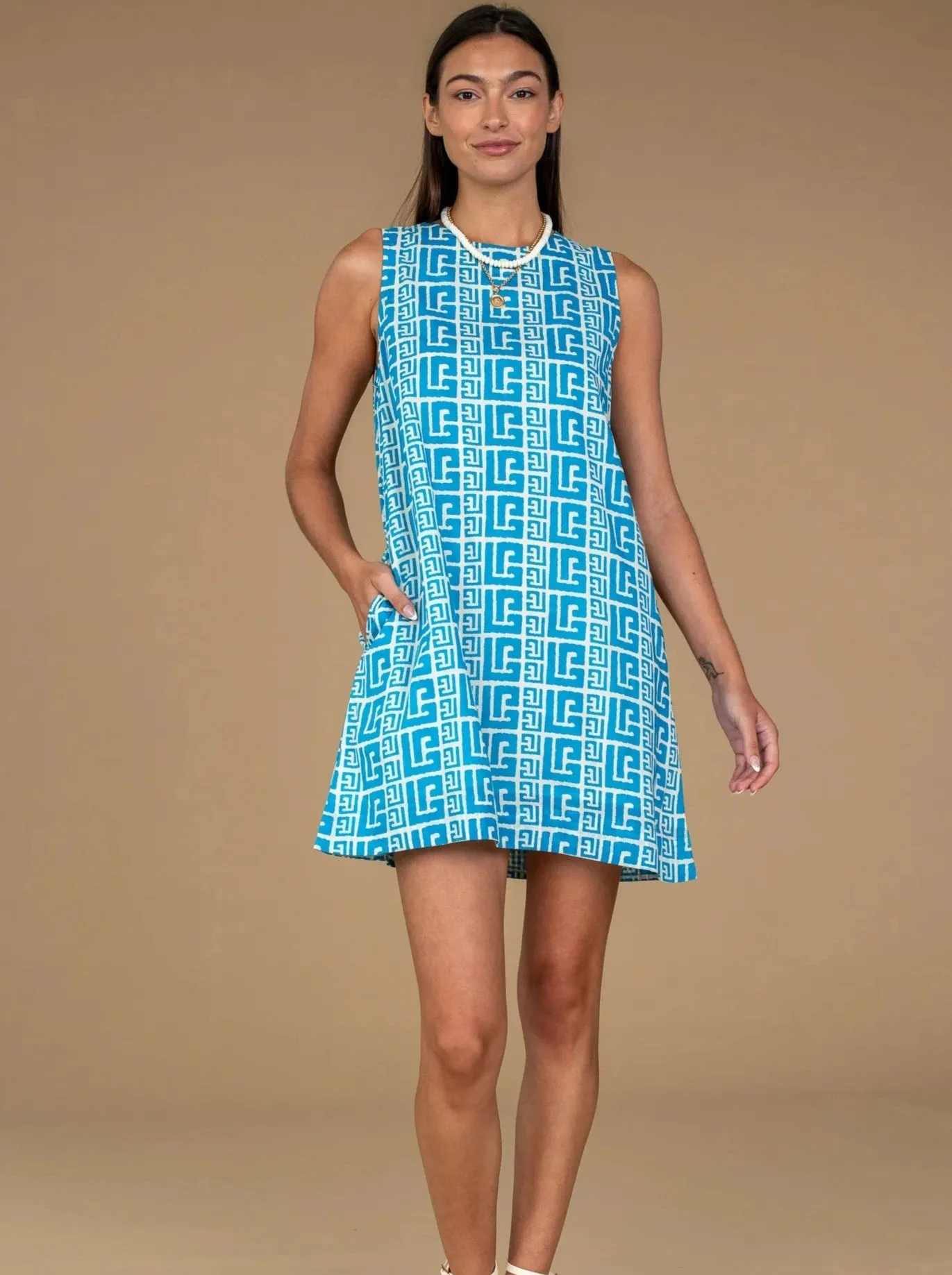 Ellie Dress | Greek Key