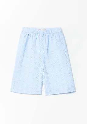 Embrodered Trousers - Blue