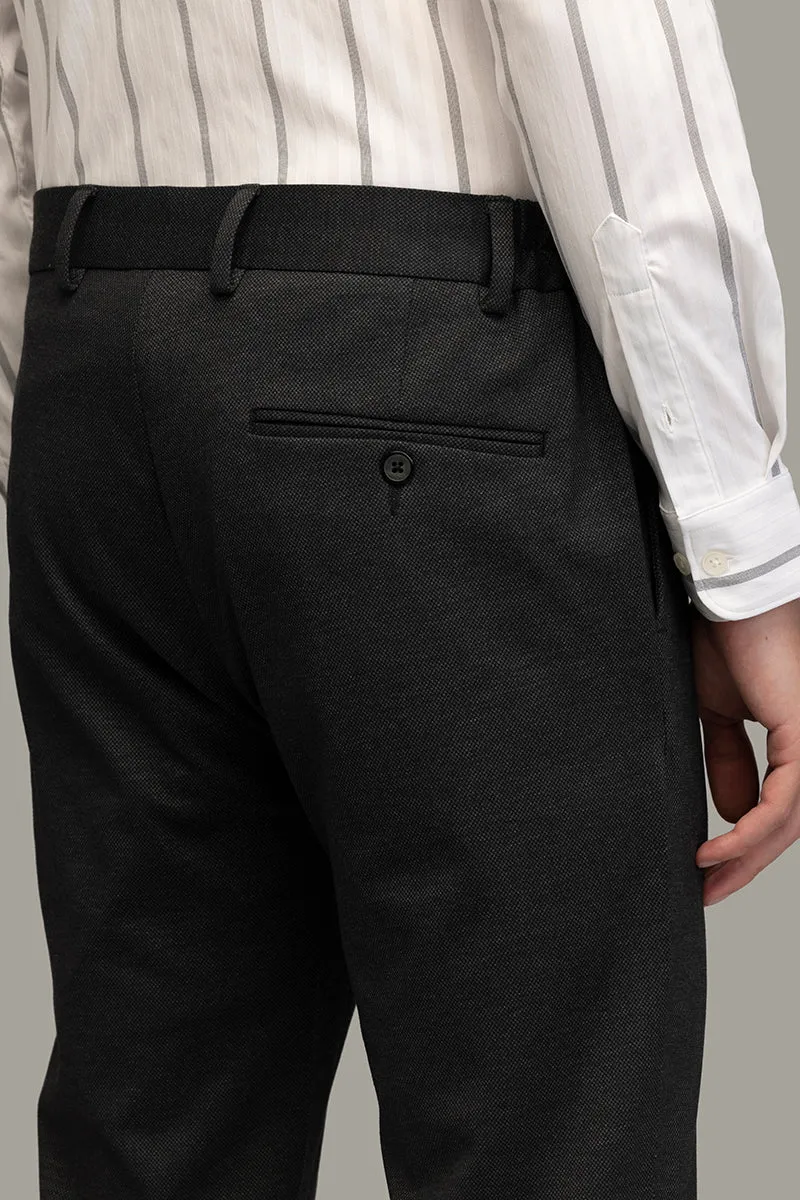 Formal Flair Black Suit Trouser