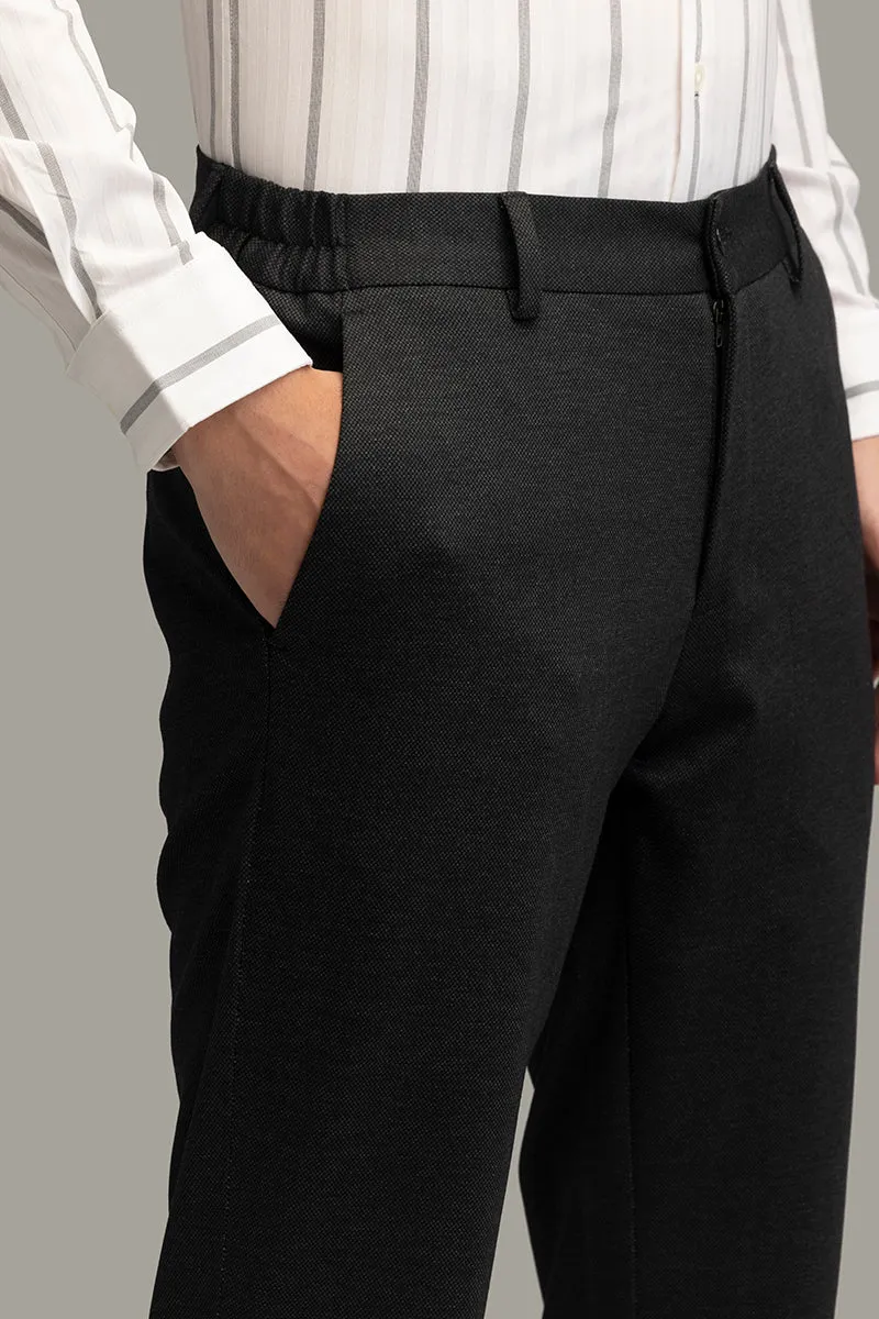 Formal Flair Black Suit Trouser