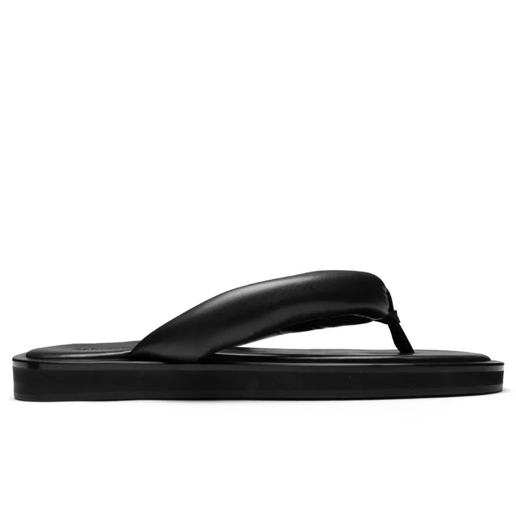 Geta Flip Flops - Black/Black