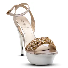 Golden Bridal Sandal 066523