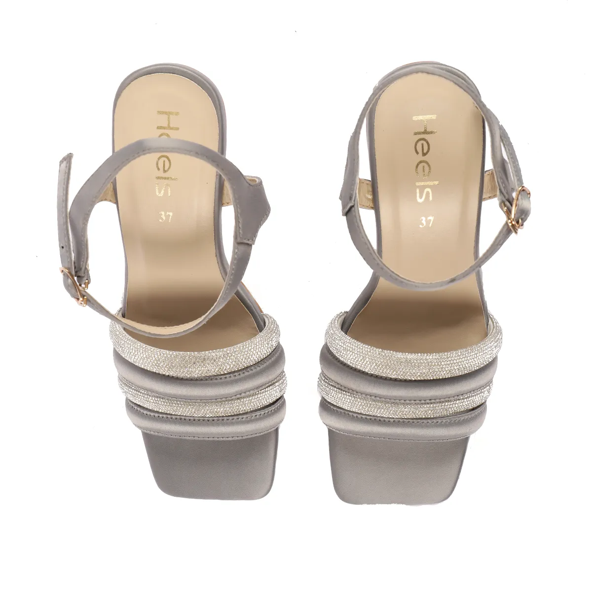 Grey Bridal Sandal 066624