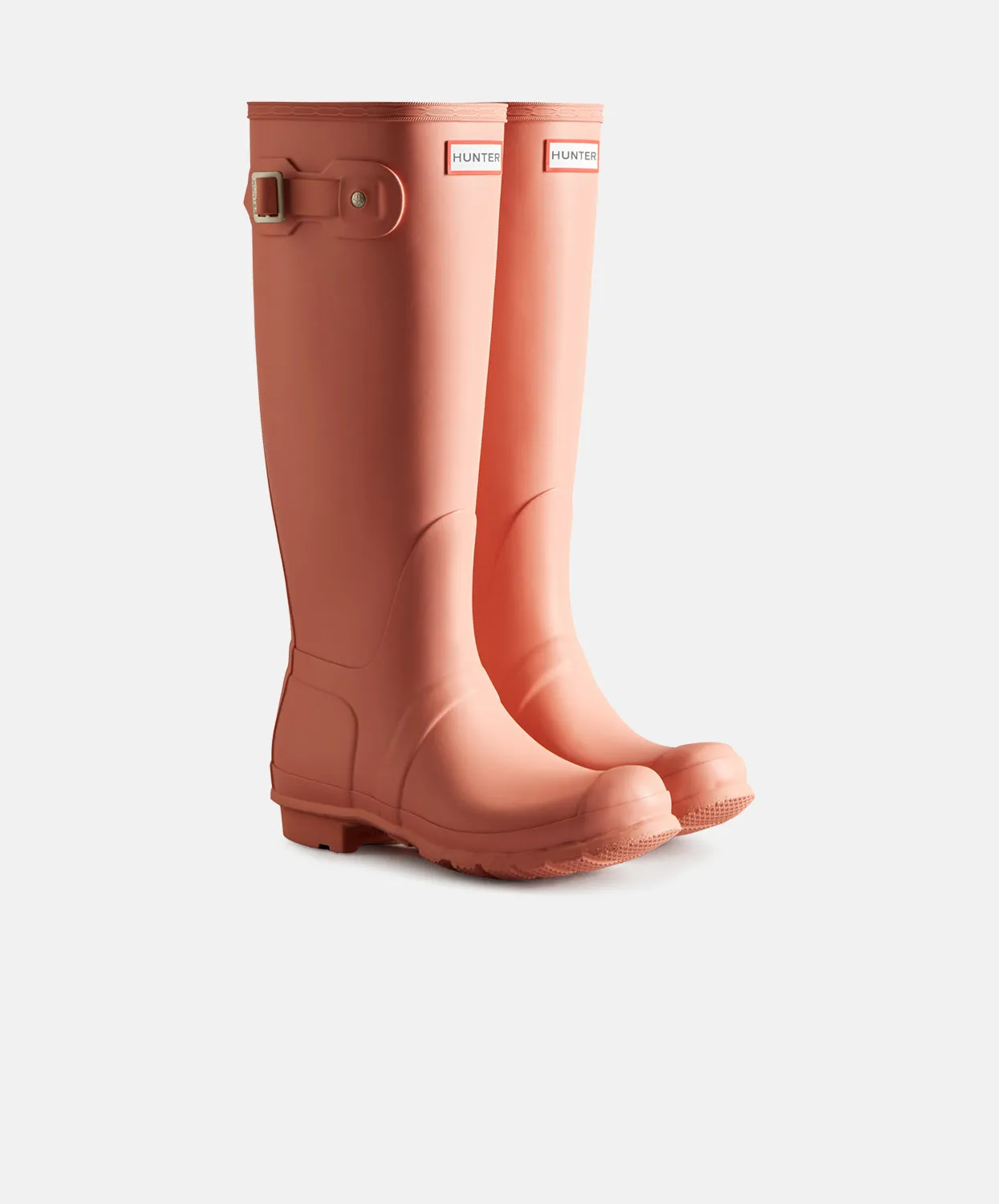 Hunter Womens Original Tall Rough Pink Boots