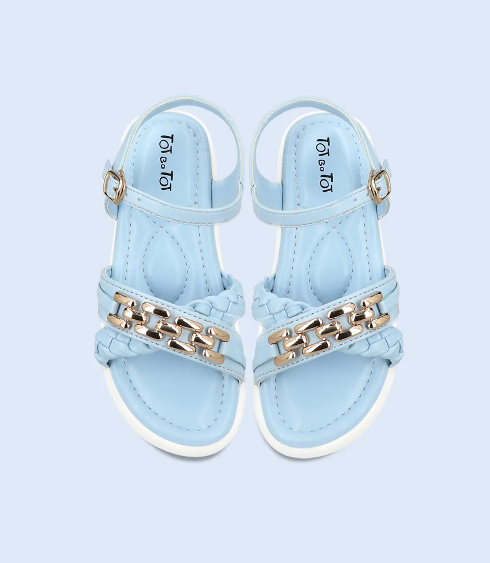 KG0104-ICE BLUE-Girls Casual Sandal