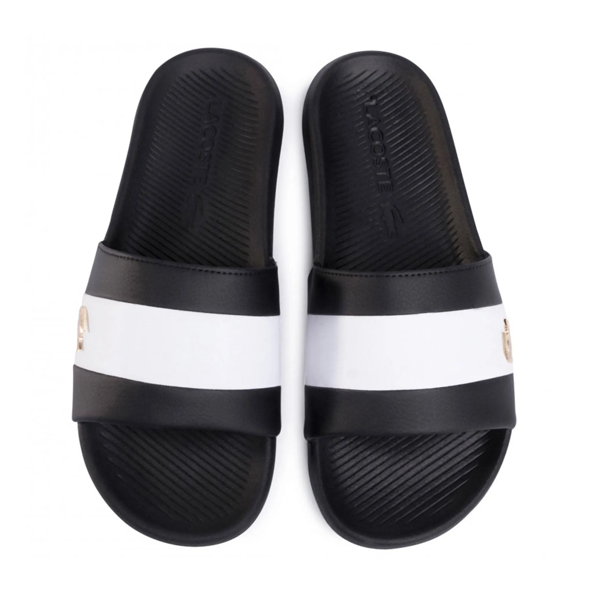 Lacoste Croco Slide 120 3 Mens Black Sliders