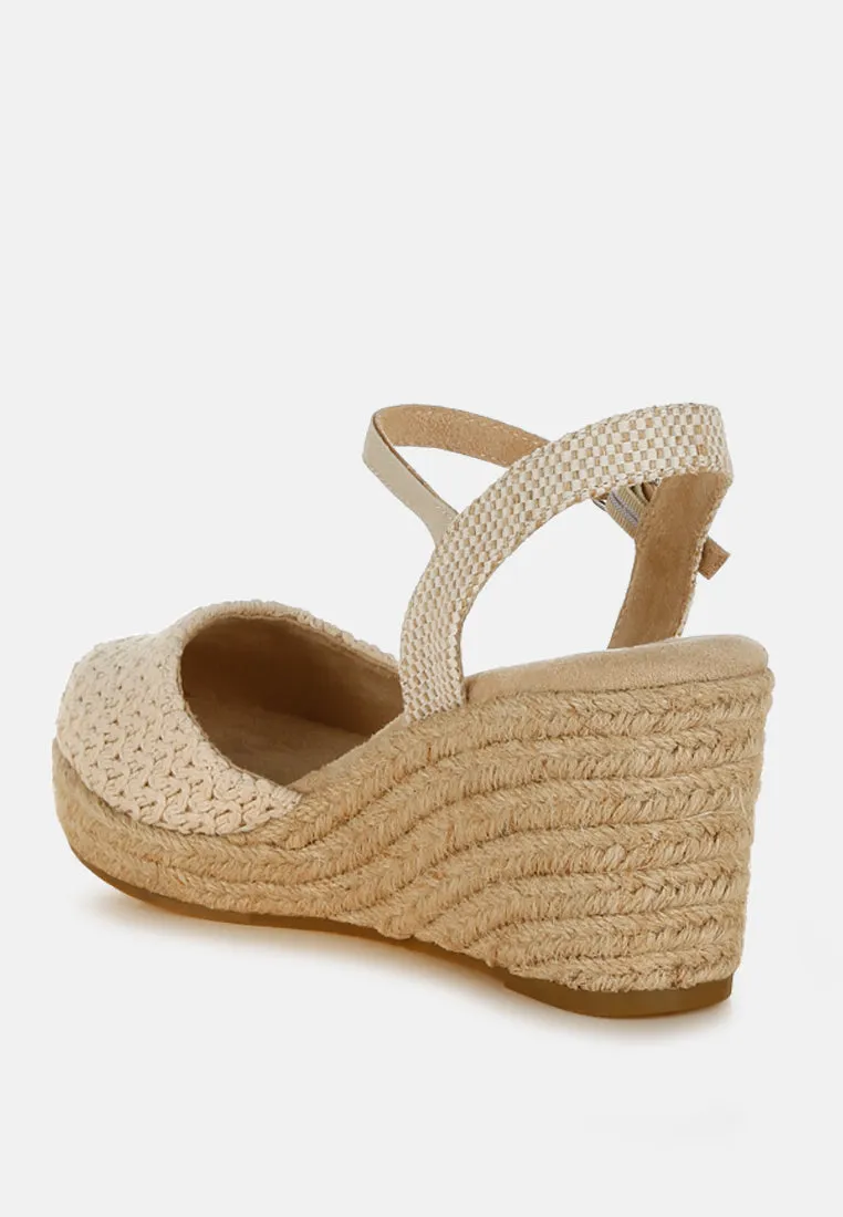 Lathan Raffia Espadrilles Sandals