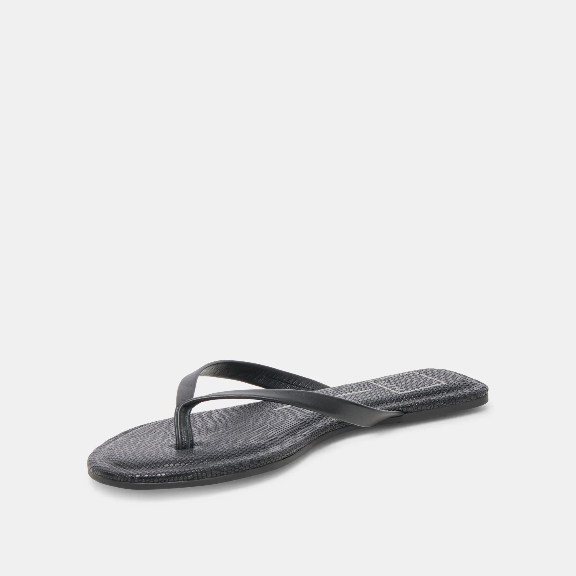 LAYNEY SANDALS BLACK LEATHER