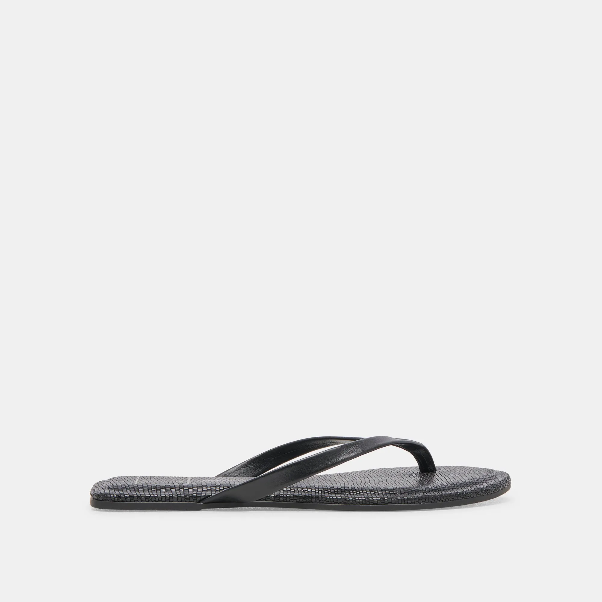 LAYNEY SANDALS BLACK LEATHER