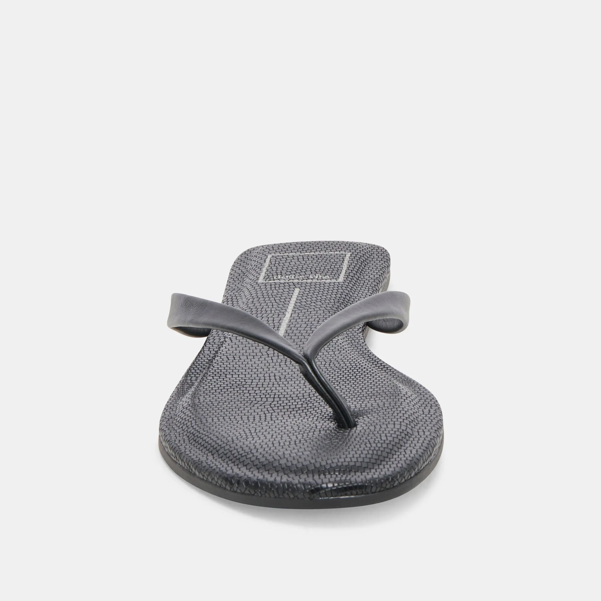 LAYNEY SANDALS BLACK LEATHER