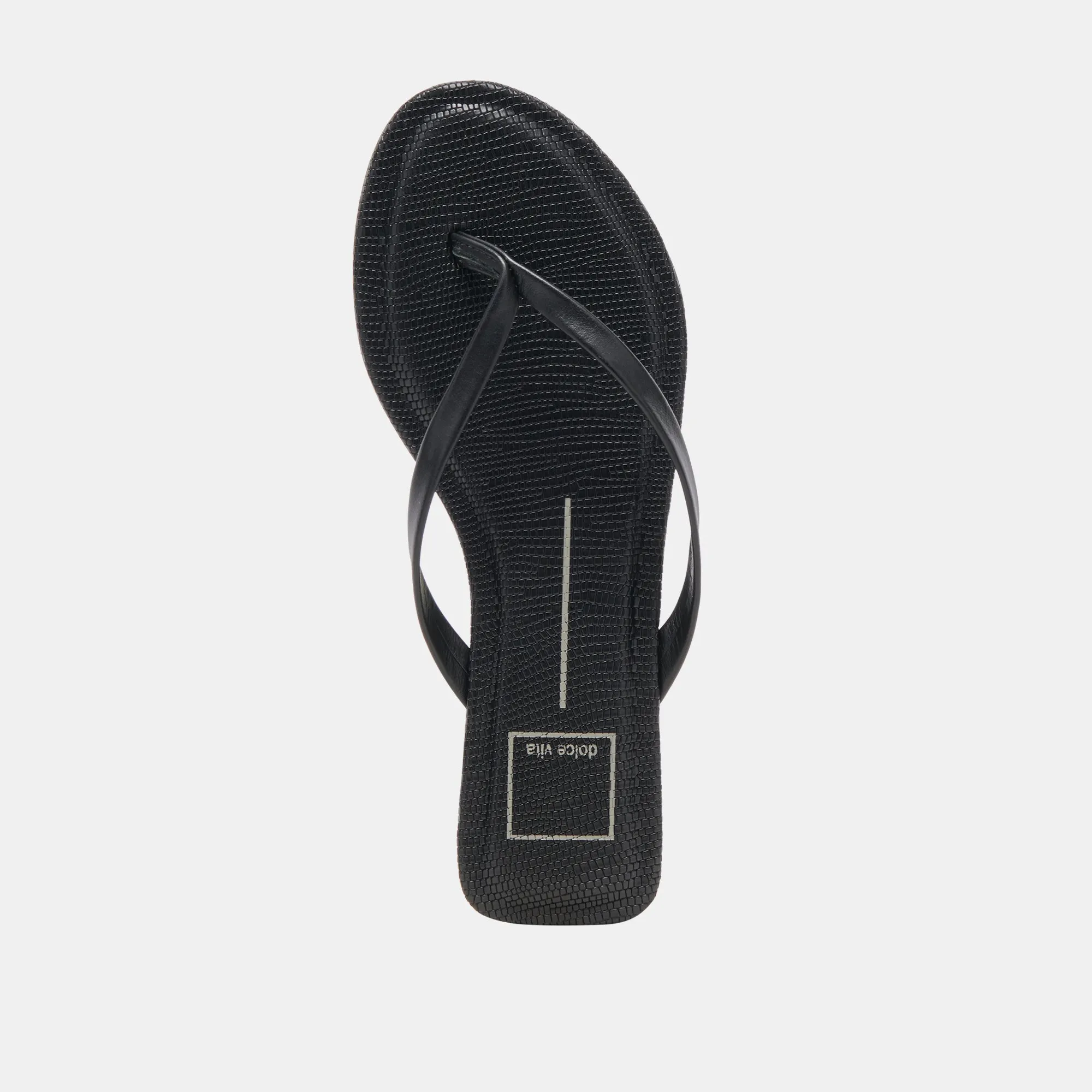 LAYNEY SANDALS BLACK LEATHER