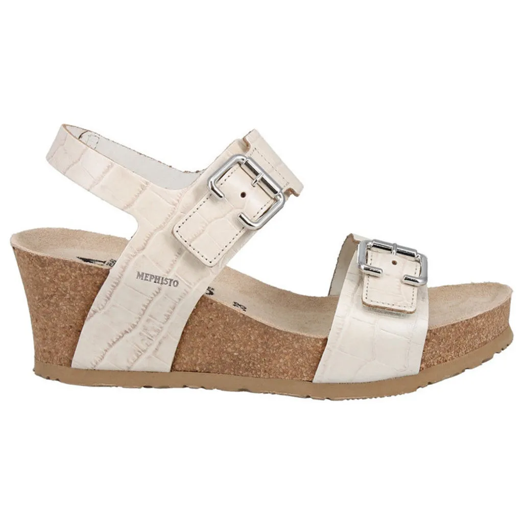 Lissandra Nubuck Leather Women's Wedge Sandals