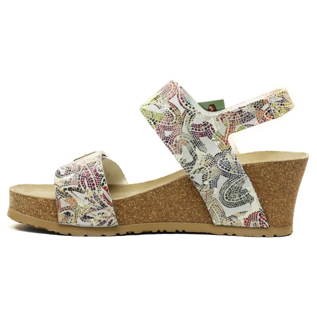 Lissandra Nubuck Leather Women's Wedge Sandals