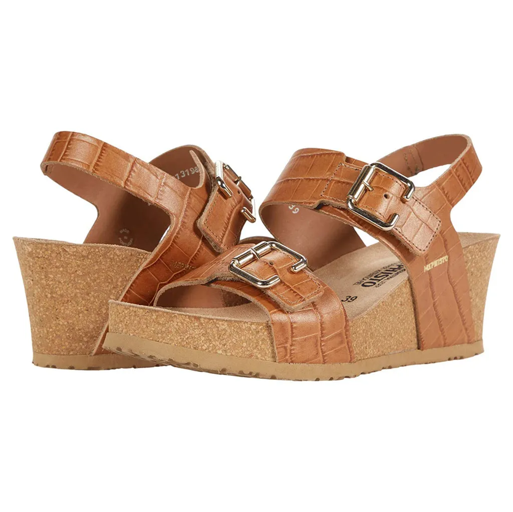 Lissandra Nubuck Leather Women's Wedge Sandals