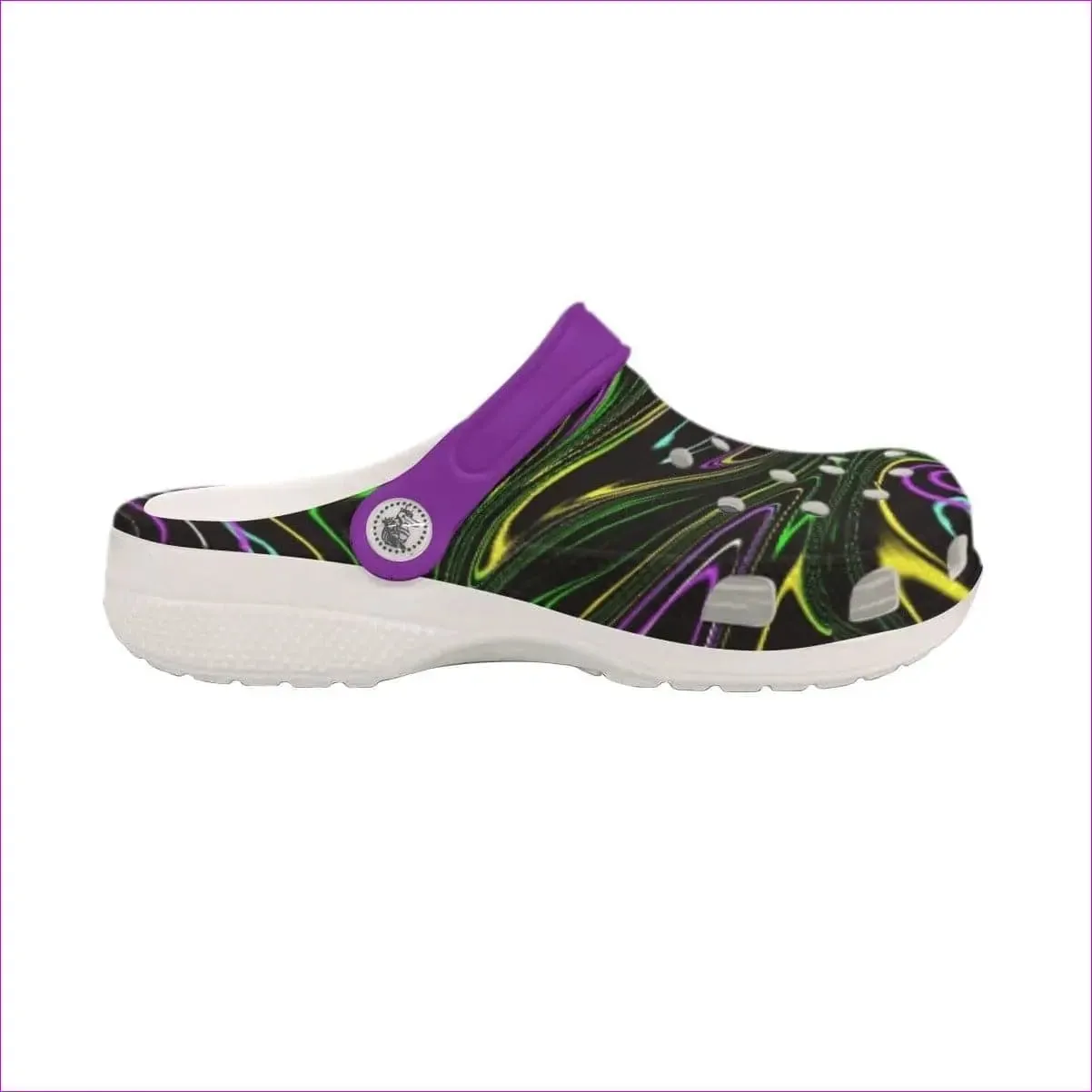 Mandala Skewed Womens Classic Clogs