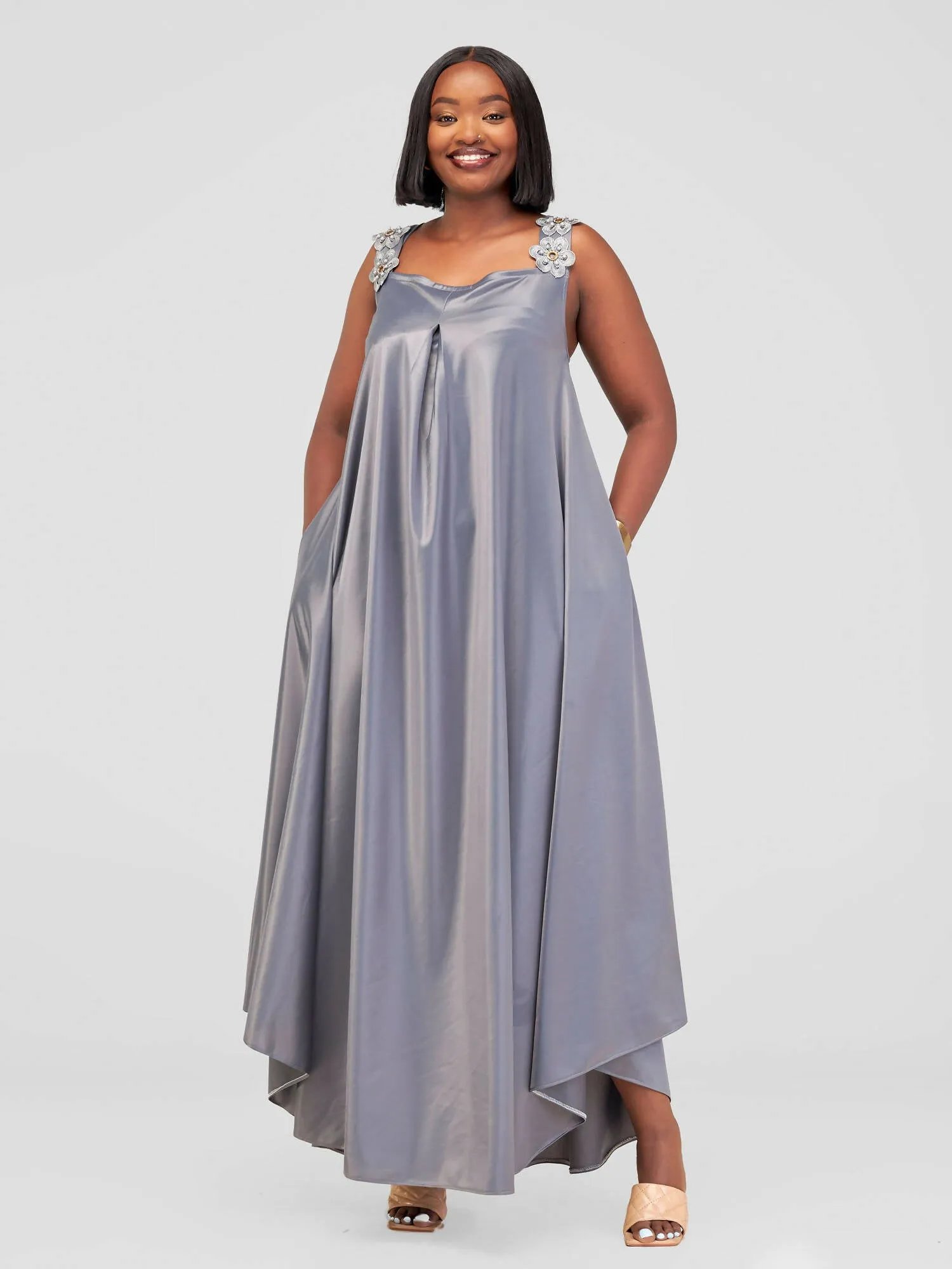 Mariste Moraa Maxi Dress - Grey