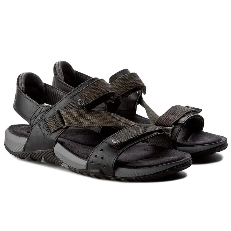 Merrell Terrant Breathable Mens Black Sandals