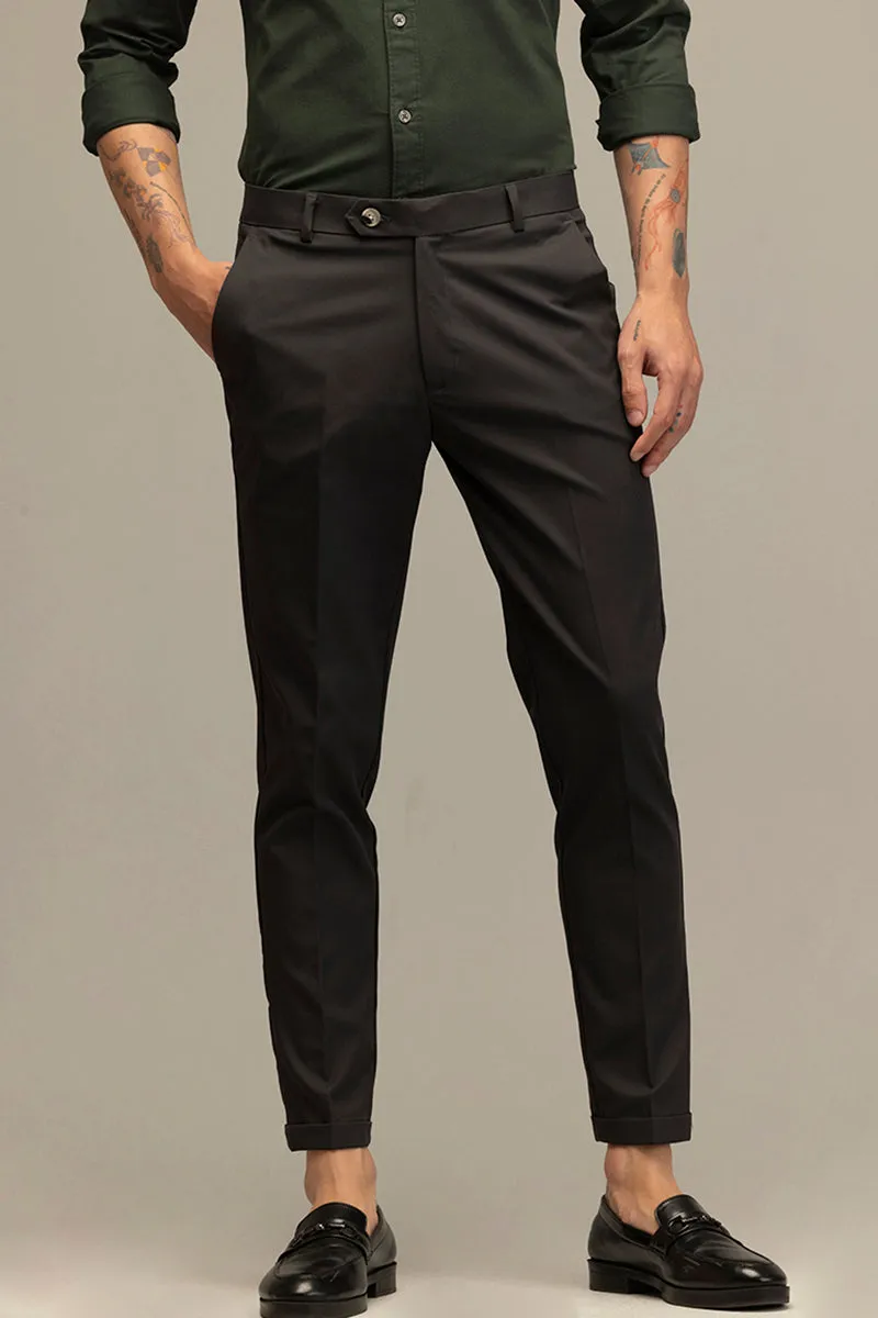 OpulentOasis Black Trousers