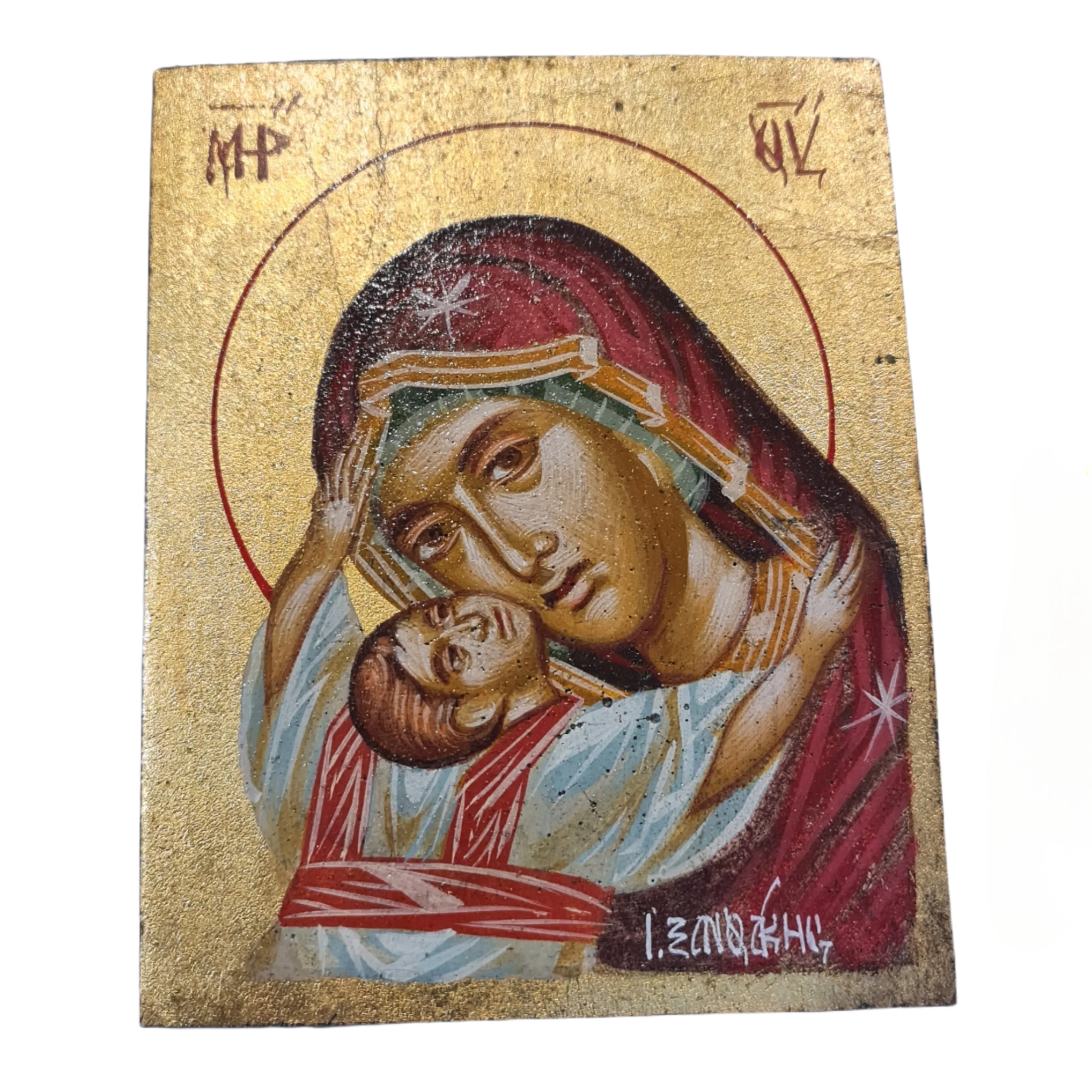 Panayia Greek icon original art