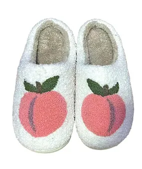 Peach Comfy Slippers