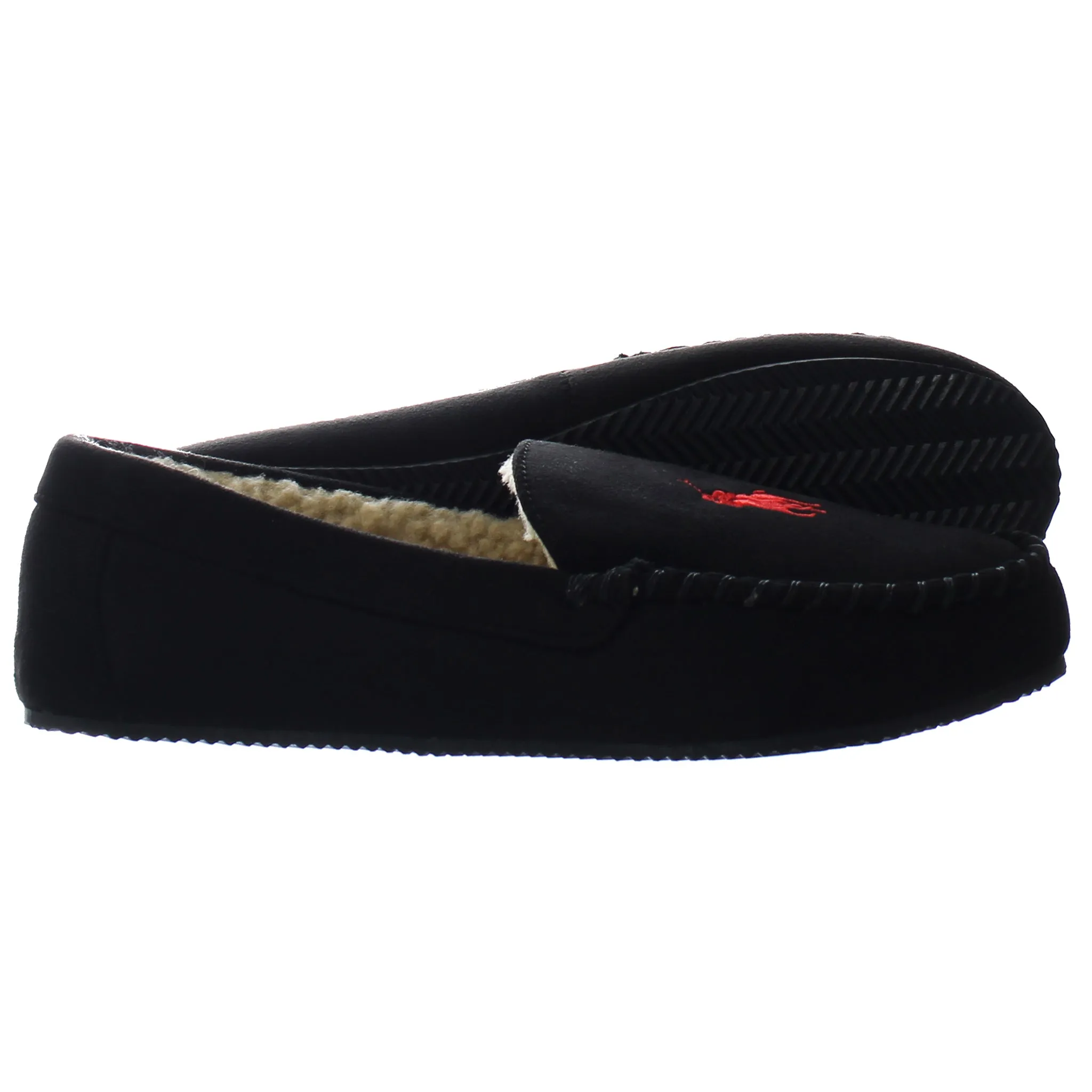 Ralph Lauren Dezi IV Black Mens Flip-Flops