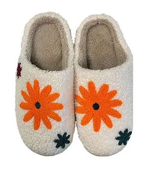 Retro Daisies Comfy Slippers