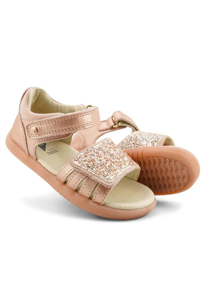 Rose Gold Sparkle Gem Sandals i-Walk