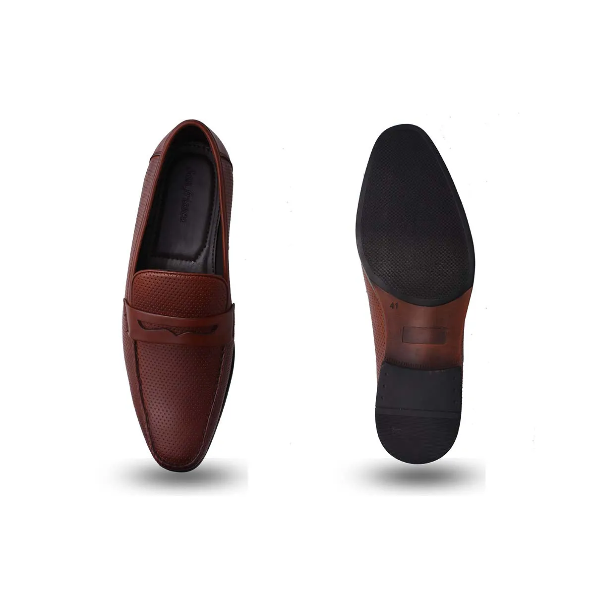 Tan Formal Slip-on