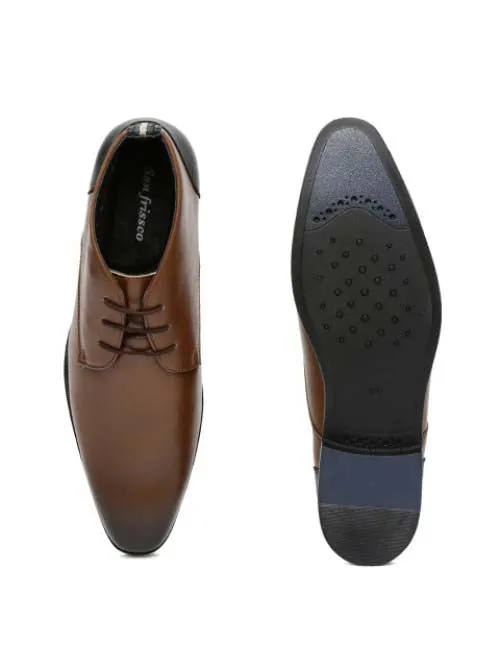 Tan Semi-Formal Brogue Shoes